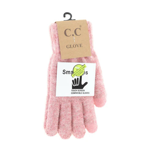 CC Beanie Soft Knit Gloves