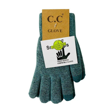 CC Beanie Soft Knit Gloves