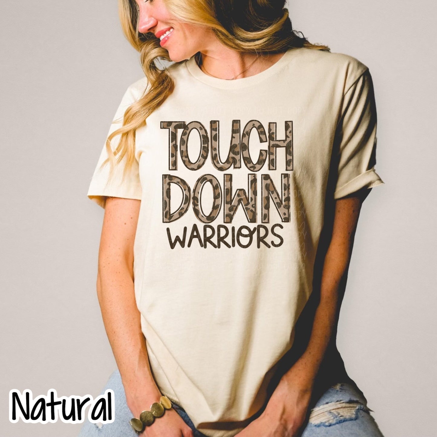 Touch Down Leopard Mascots Multiple Color Choices Tee