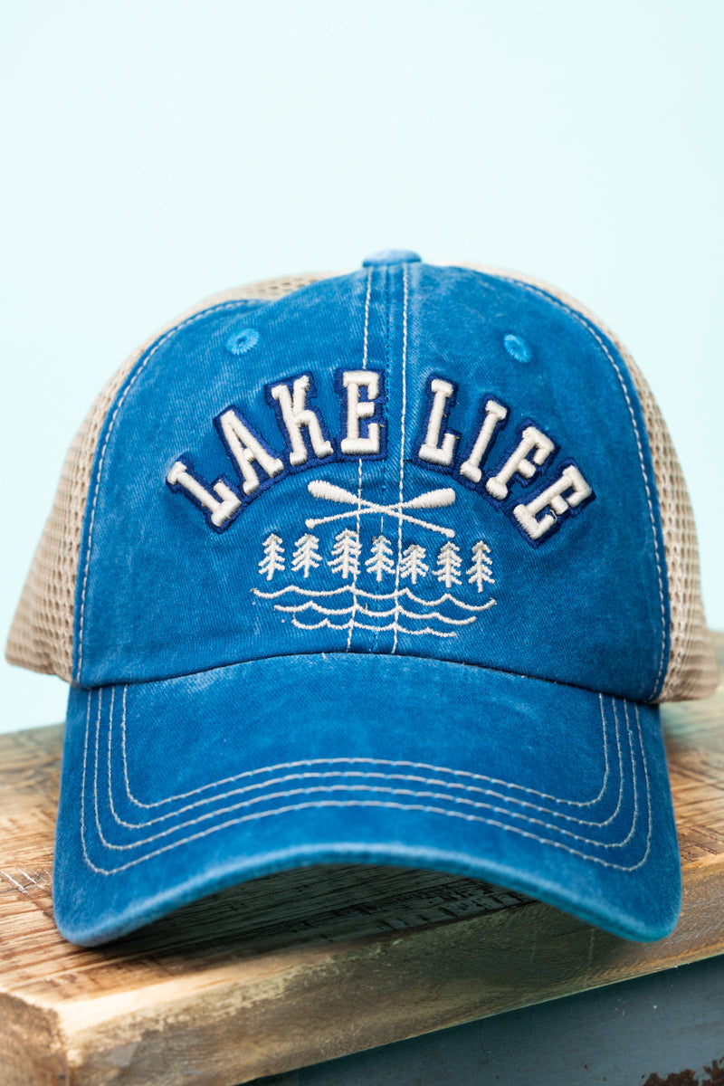 'LAKE LIFE' MESH CAP