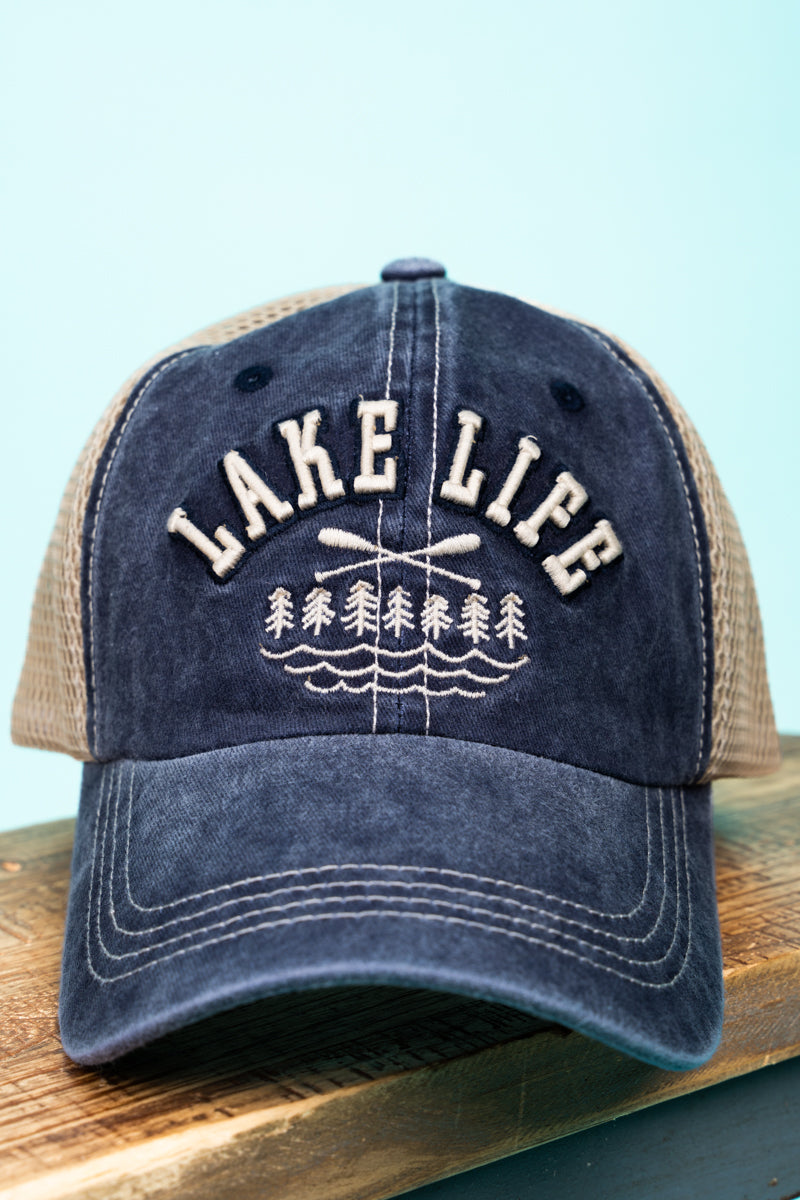 'LAKE LIFE' MESH CAP