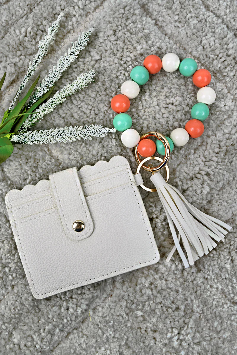 Beaded Id Wallet Bangle