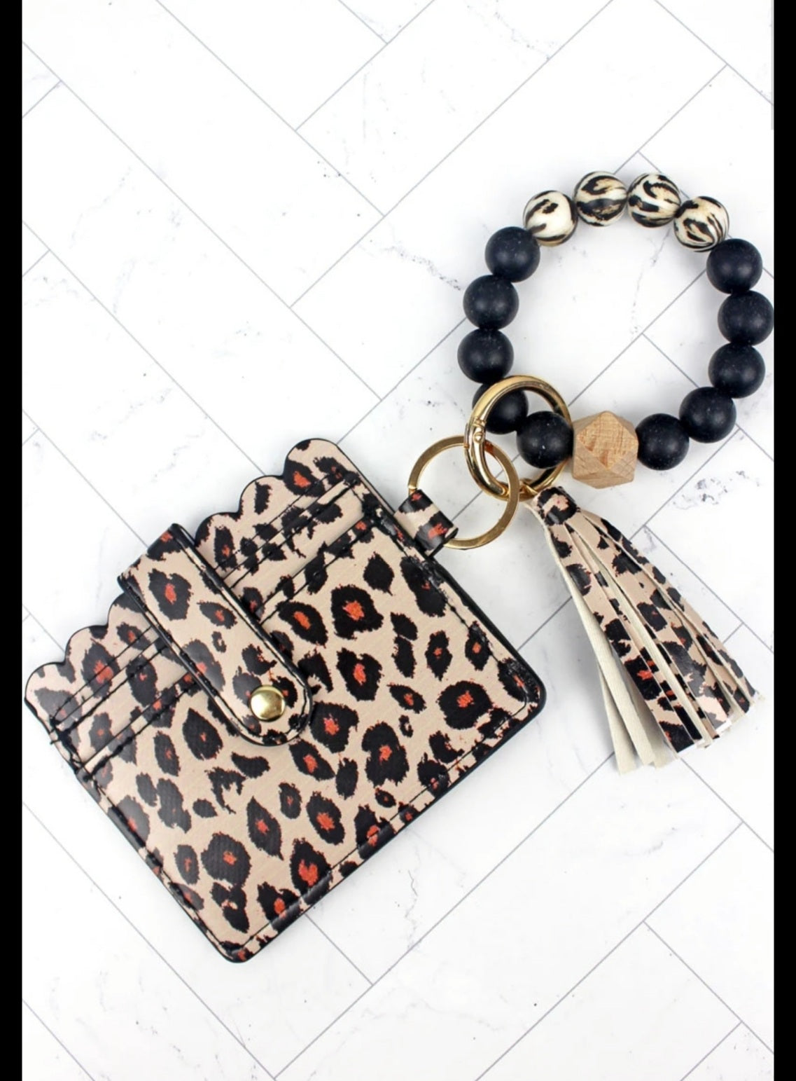 Beaded Id Wallet Bangle