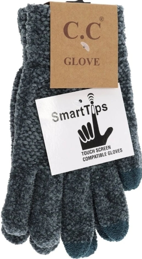 Chenilla Knit Gloves with smart tips--PREORDER