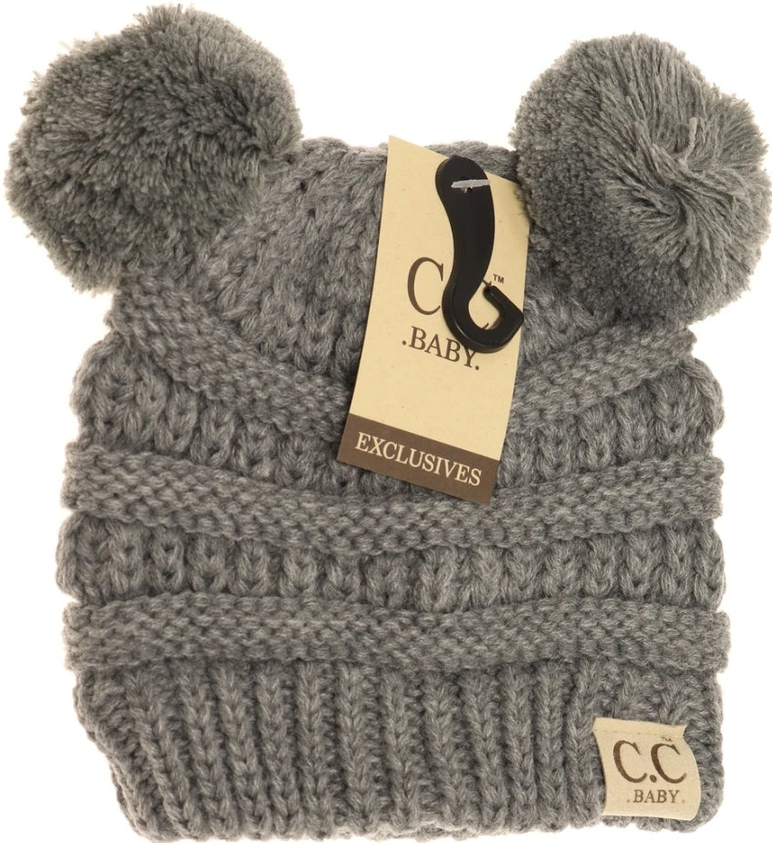 Double Pom, BABY beanie - PREORDER
