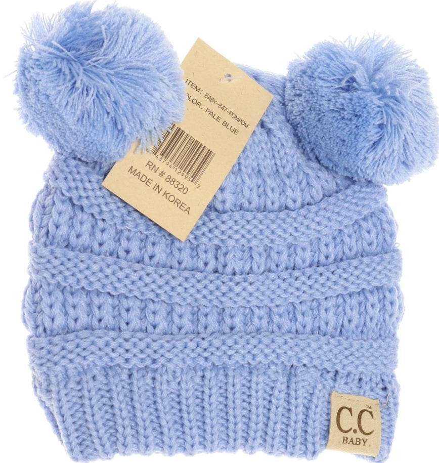 Double Pom, BABY beanie - PREORDER