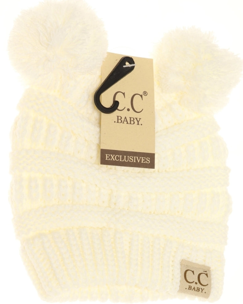 Double Pom, BABY beanie - PREORDER