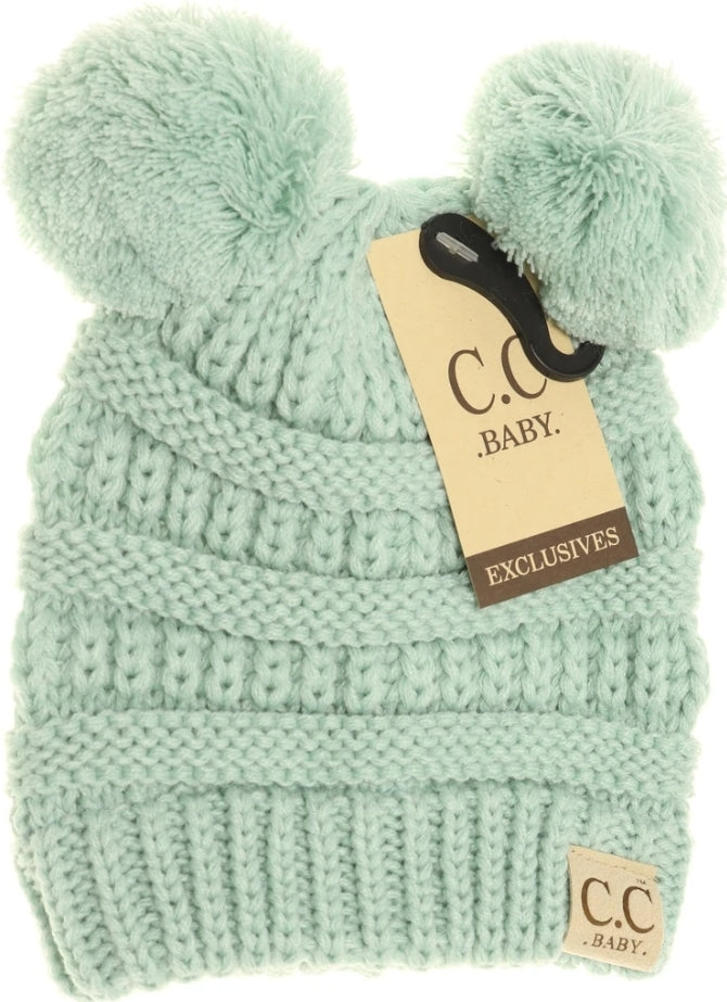 Double Pom, BABY beanie - PREORDER