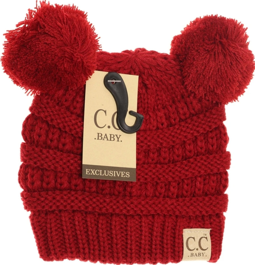 Double Pom, BABY beanie - PREORDER