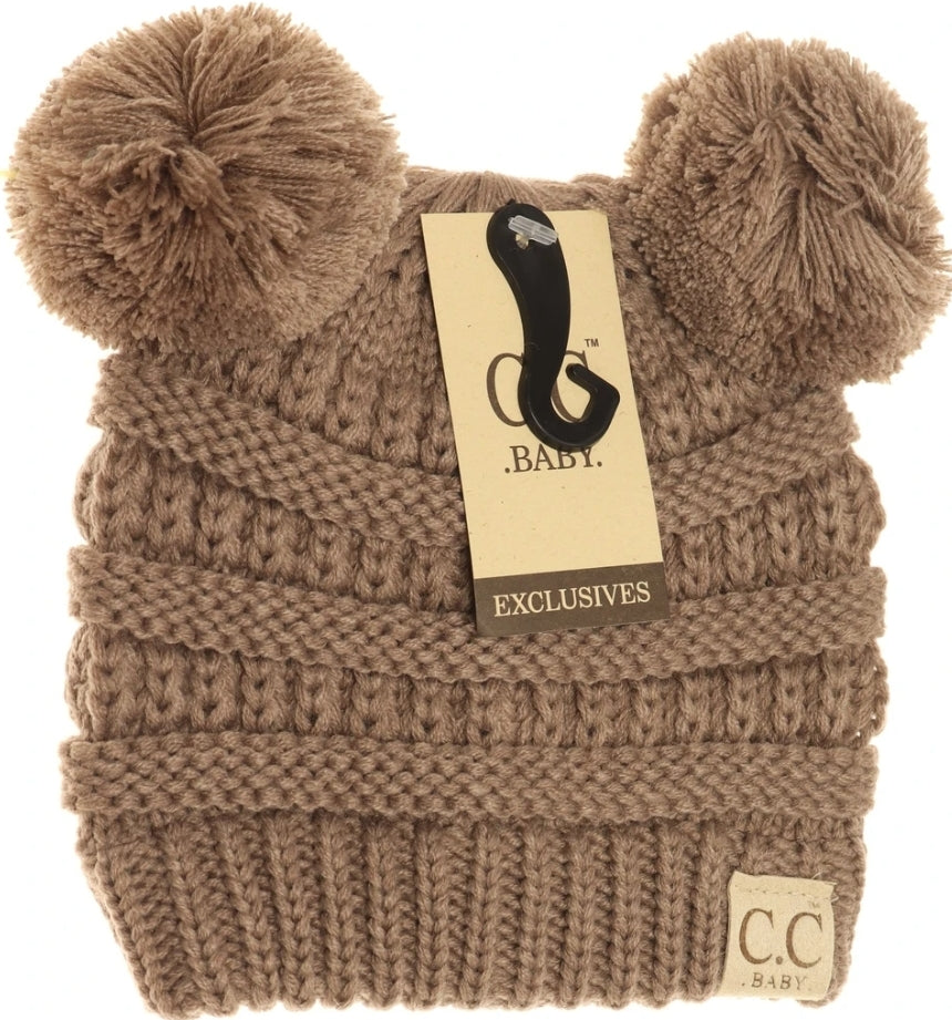 Double Pom, BABY beanie - PREORDER