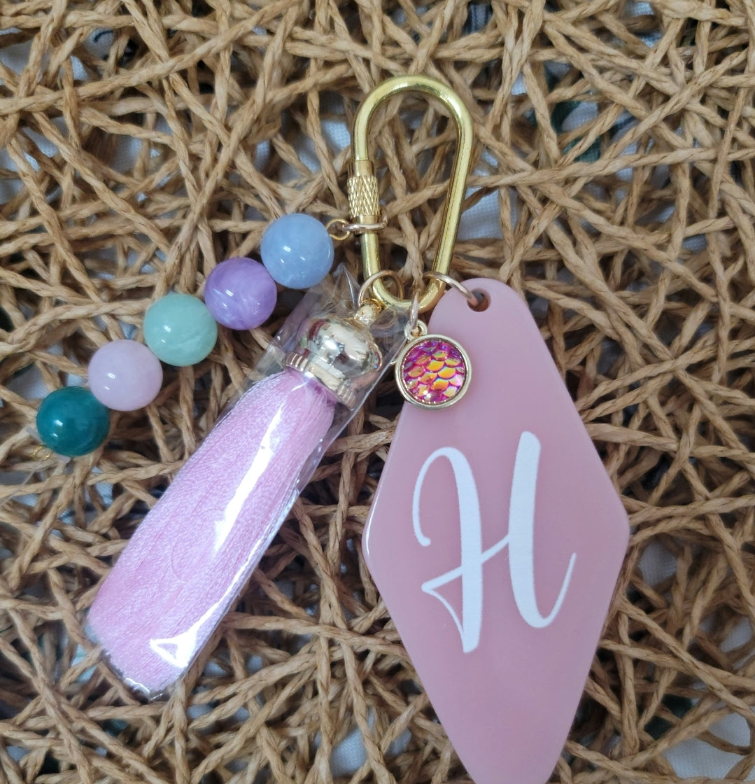 Hotel Initial Keychain