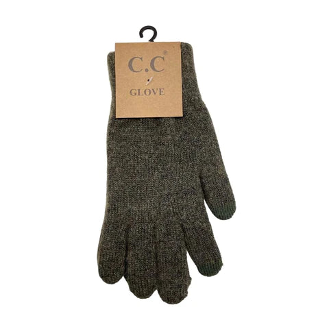 CC Beanie Soft Knit Gloves