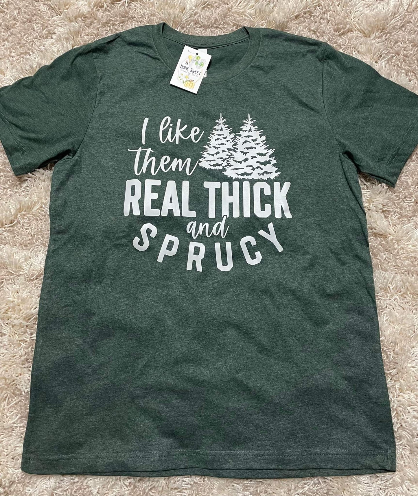 I like them real thick and sprucy