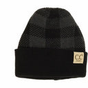 CC.Beanie BABY Buffalo Plaid Cuff Beanie