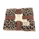 CC.Beanie Leopard Pattern Baby Blanket