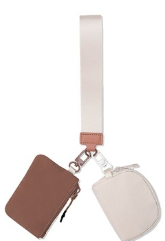 Zenana Venture Out Dual Pouch Wristlet