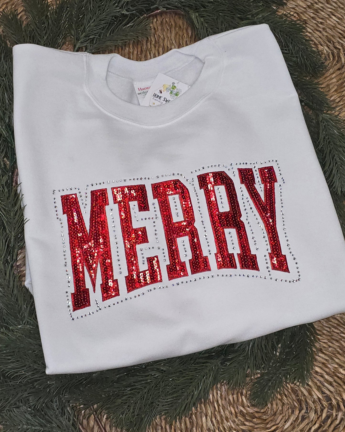 Spangle & Sequin MERRY Crew