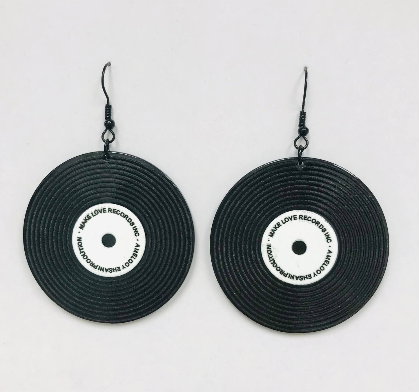 Retro Vinyl Record Earrings(PREORDER)