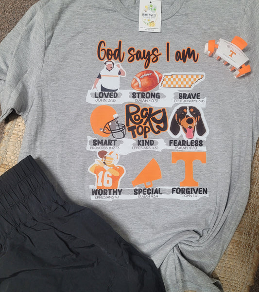 God Says I Am-VOLS Tee