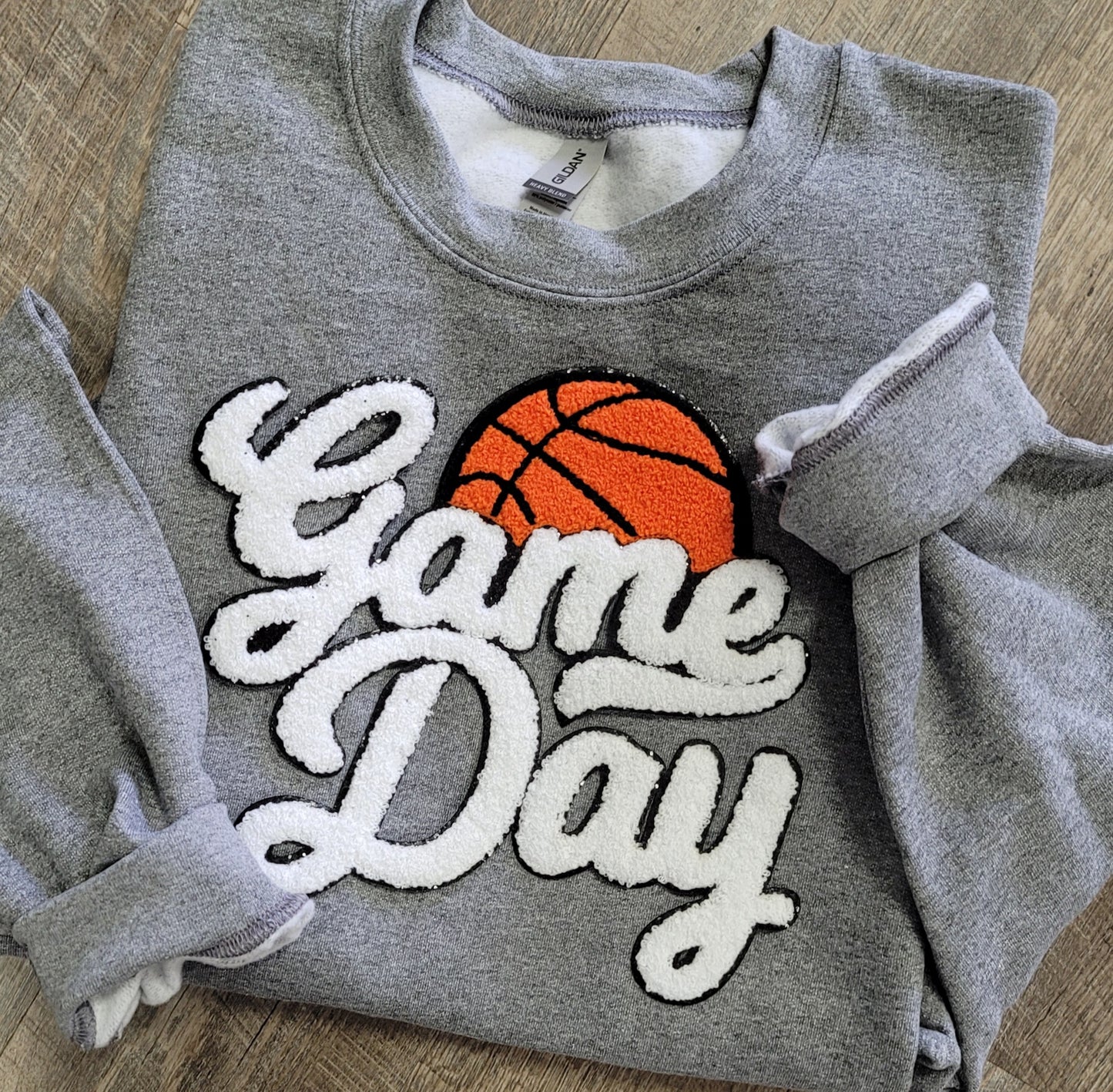 GAME DAY Patch Crewneck Sweatshirt