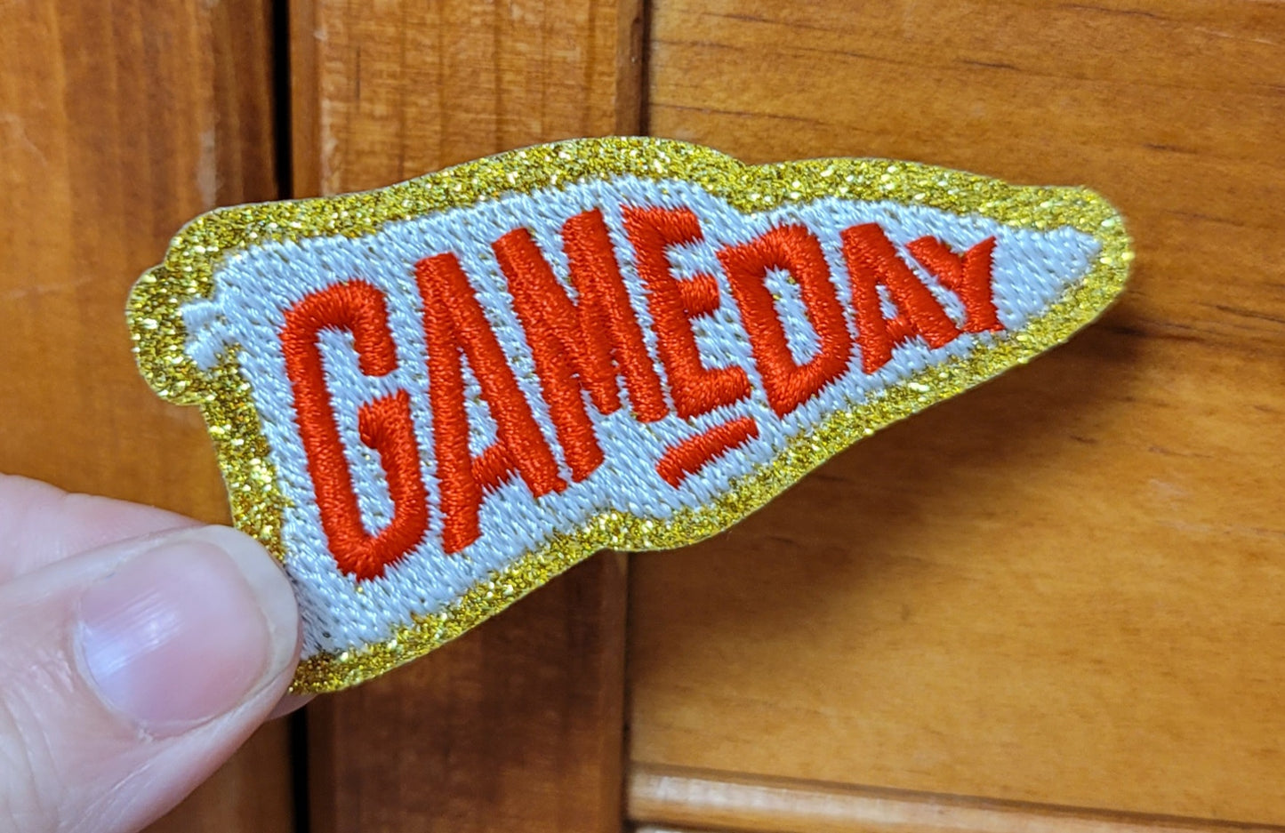 Game Day Flag Chenille Patch