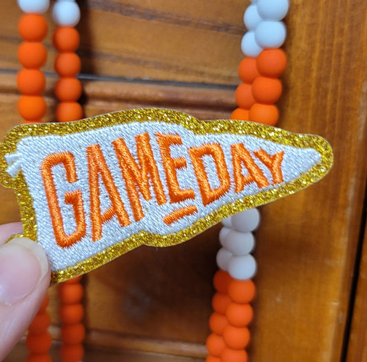 Game Day Flag Chenille Patch