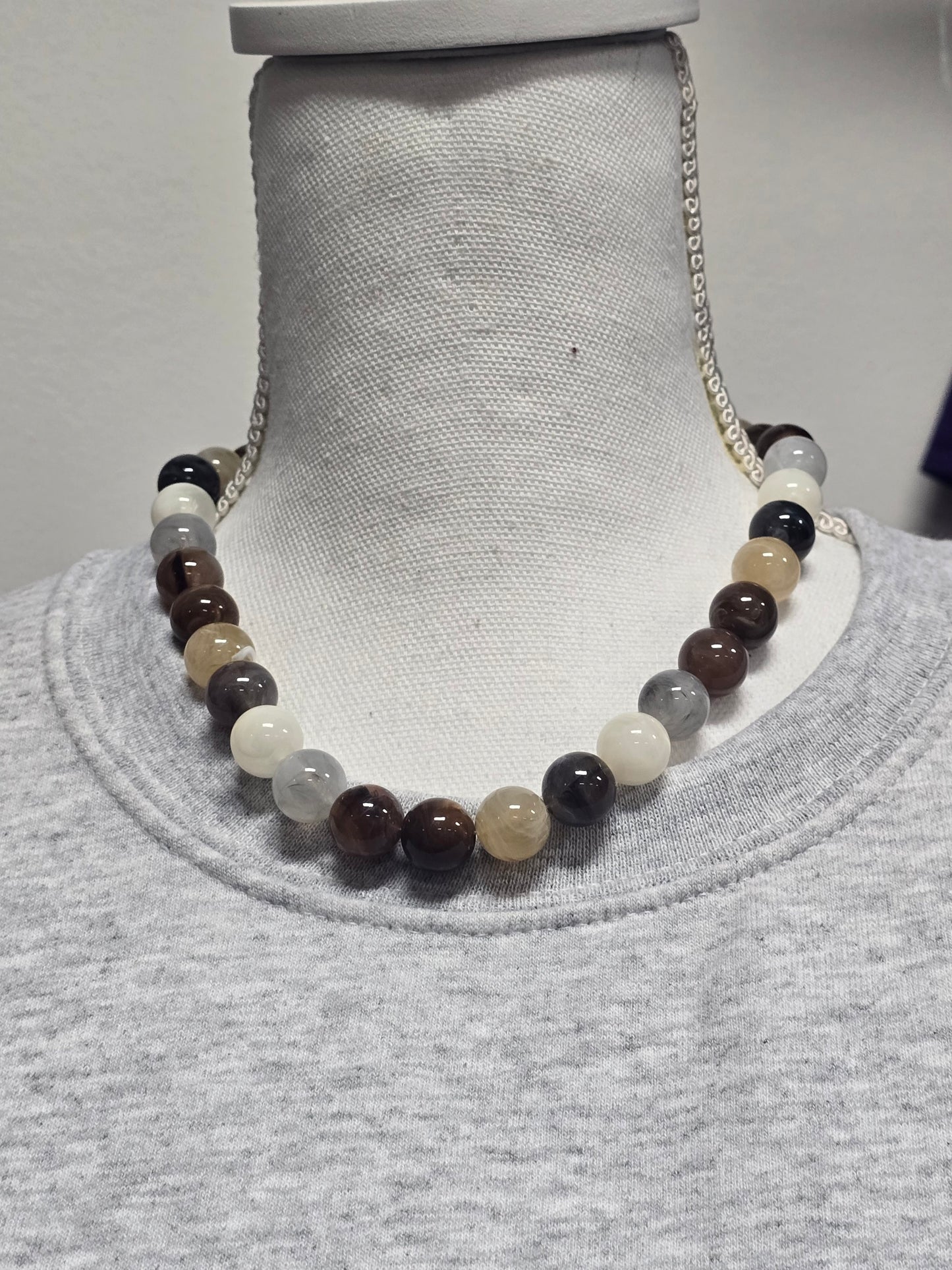 Acrylic Ball Bead Necklace