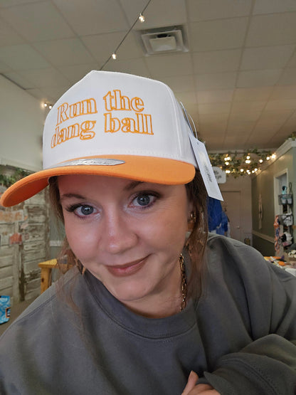 Hollow Run The Dang Ball Embroidered Hat(PREORDER) TAT 10-15 BD