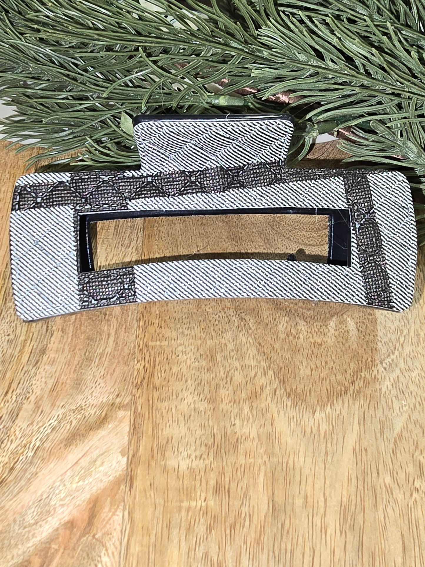 Plaid Hair Clip