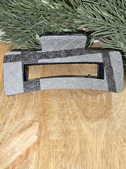 Plaid Hair Clip