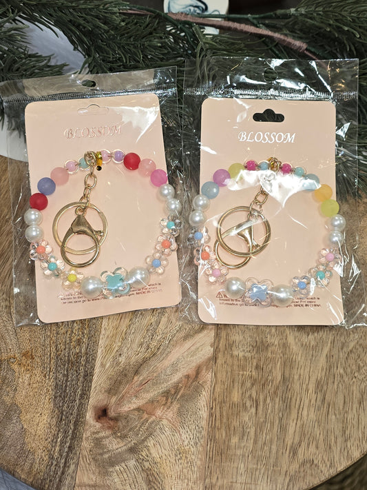 Beaded Bangle Keychain