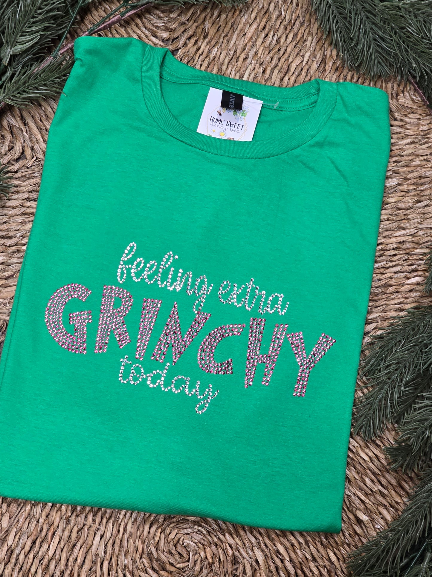 Feeling A Little Extra Green Guy Spangle Tee