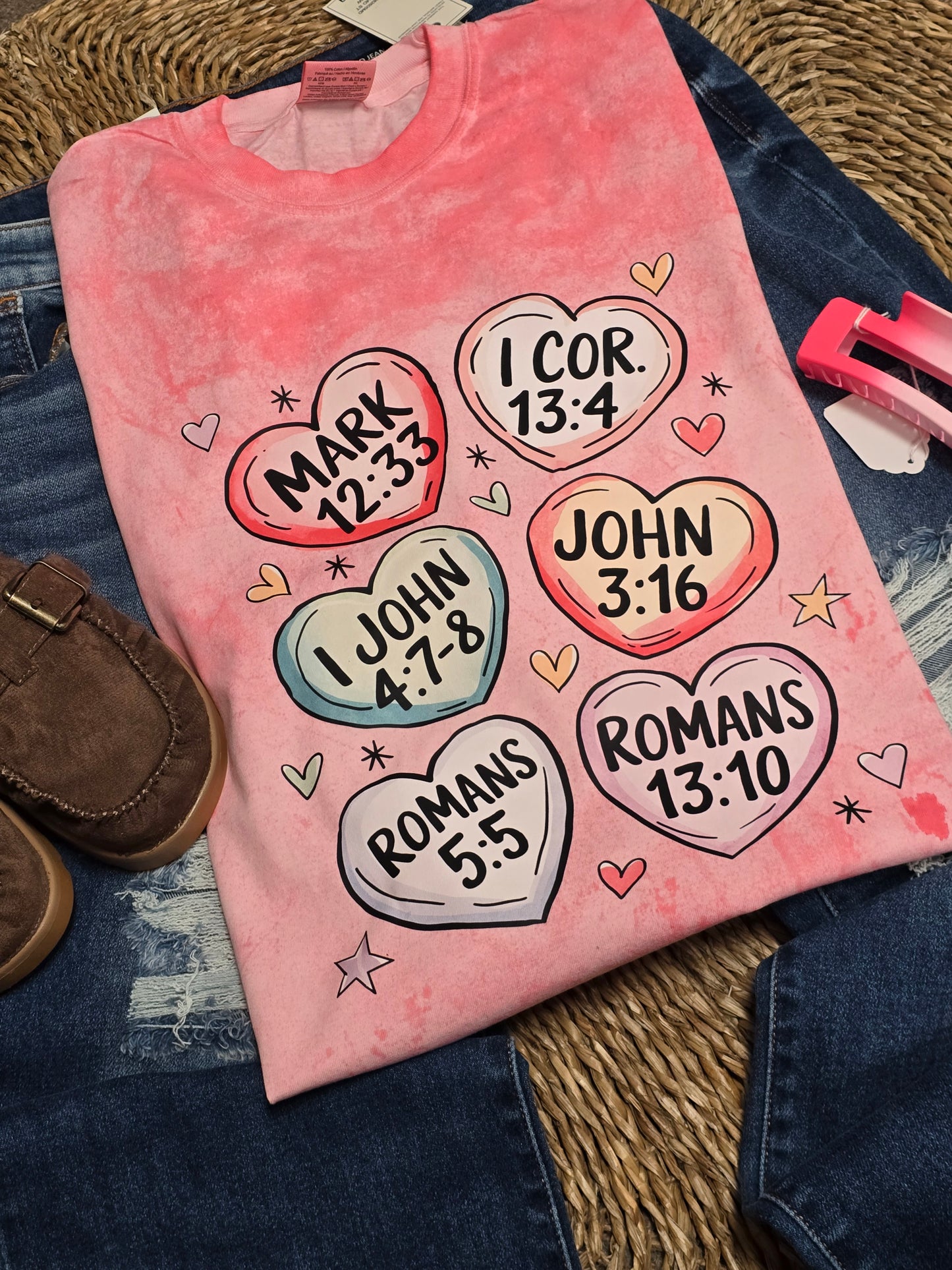 Faith Filled Sweathearts Tee(WHOLESALE)TAT 3-5 BD