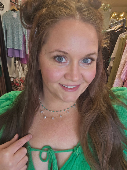 Goldtone Jaden Layered Chain Necklace