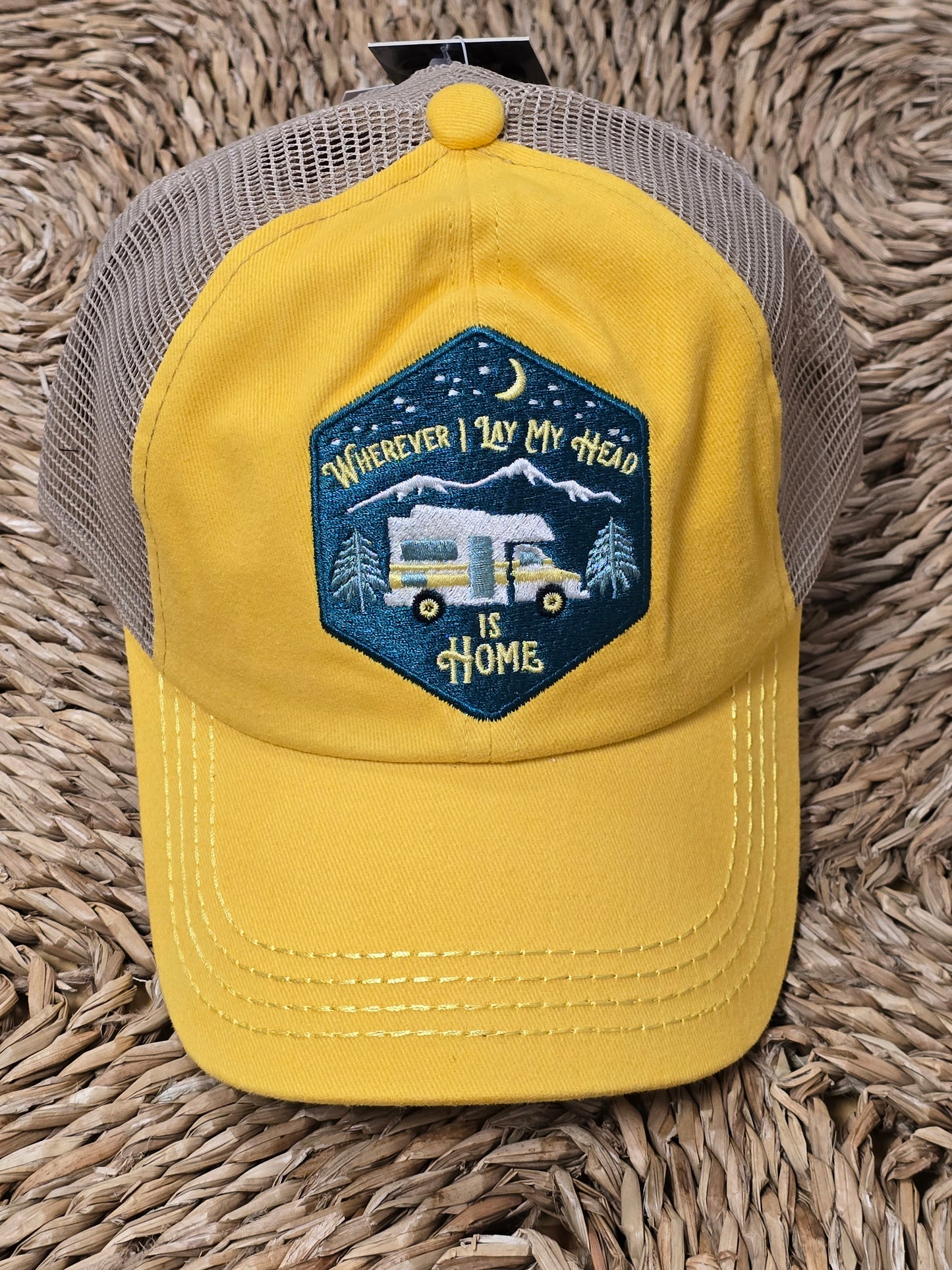 CC.Beanie Whereever I lay My Head High Ponytail Hat