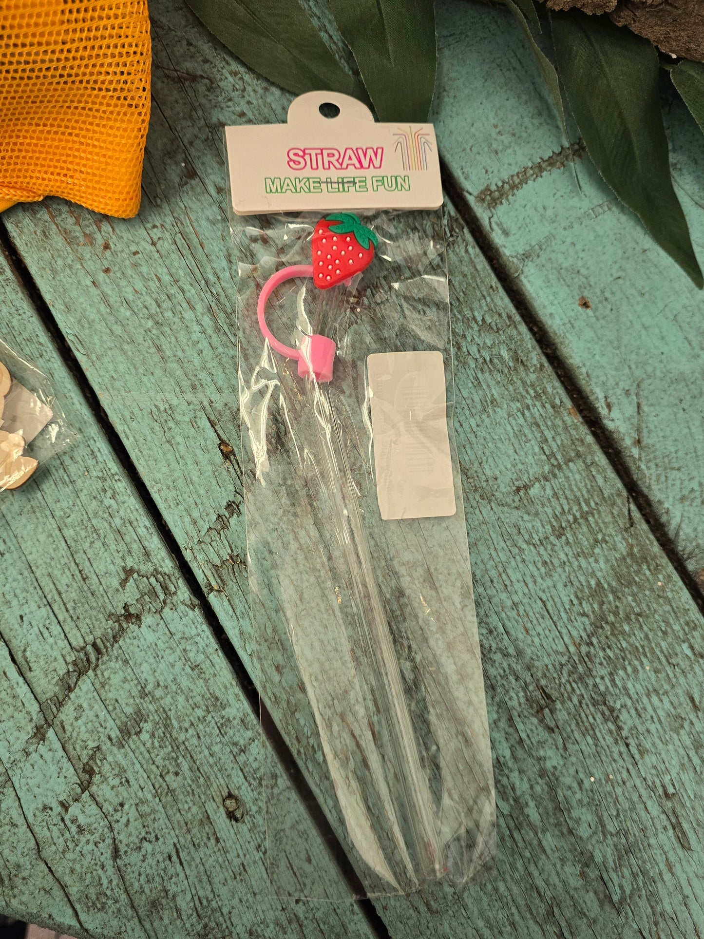 Glass Tumbler Straw and Topper