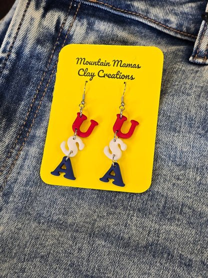 Clay USA Dangle Earrings
