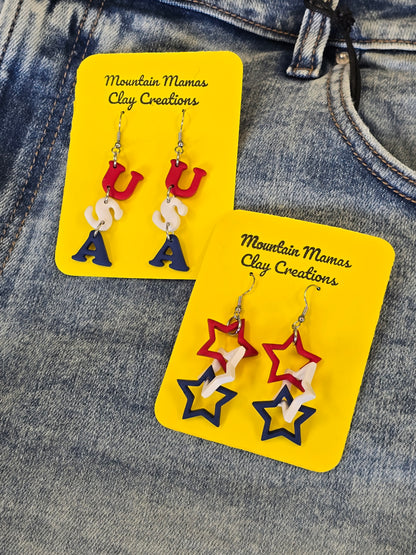 Clay USA Dangle Earrings