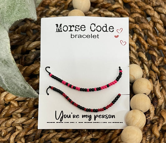 You're My Person Morse Code Bracelets