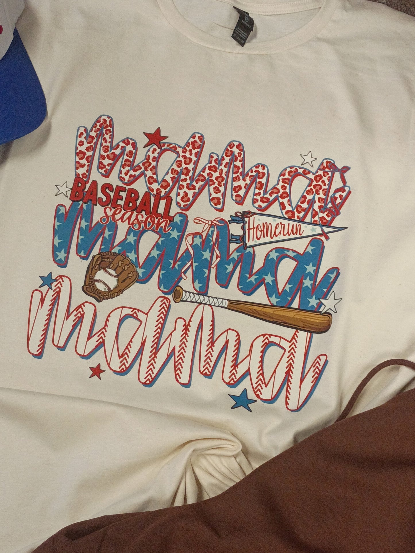 Mama-Baseball Season Tee