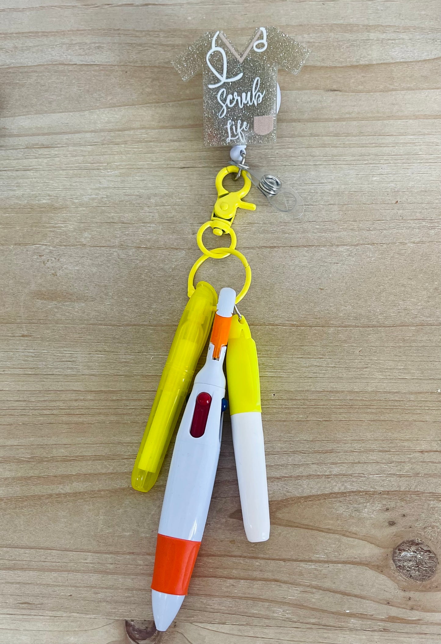 Scrub Badge Reel Marker Set