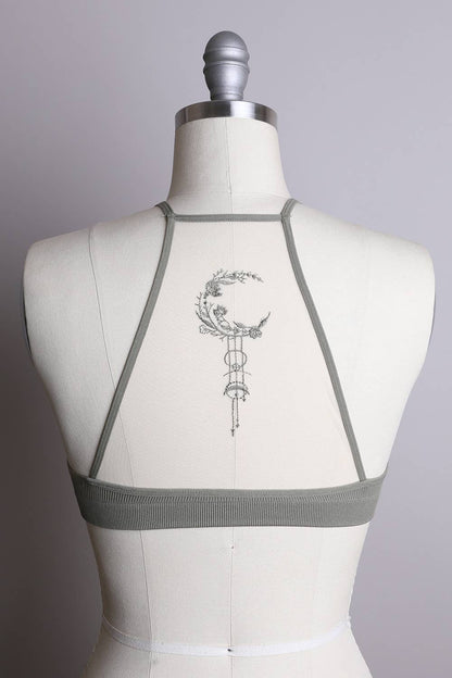🌙 Unique Bohemian Dream Catcher Mesh Bralette