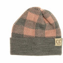 CC.Beanie BABY Buffalo Plaid Cuff Beanie