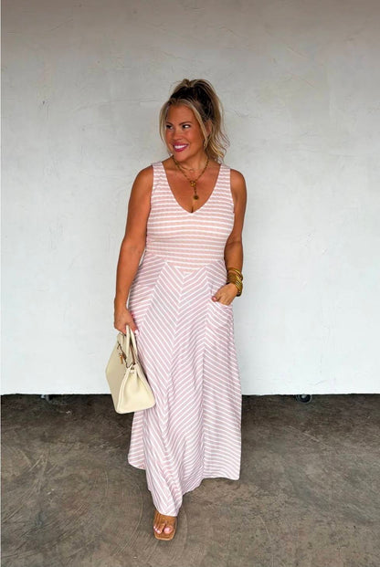 Spring Luciana Stripe Dress PREORDER ETA Early/Mid May