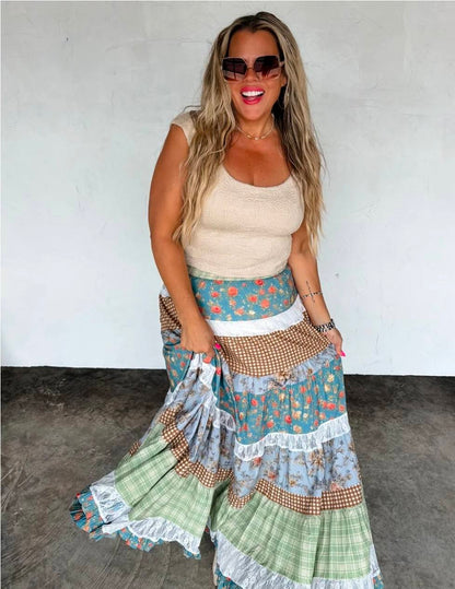 Country Summer Maxi Skirt - PREORDER some in stock