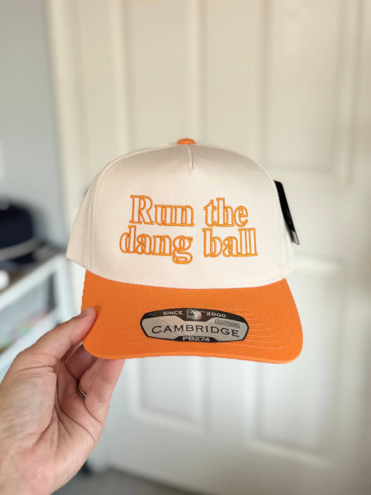 Hollow Run The Dang Ball Embroidered Hat(PREORDER) TAT 10-15 BD
