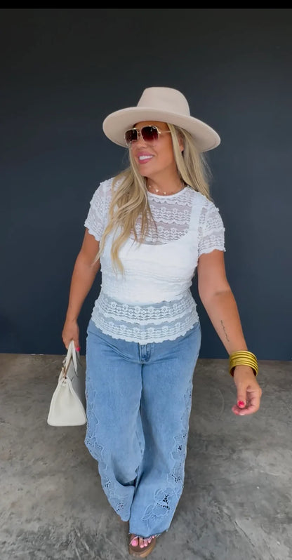 Rosalie Lace Top