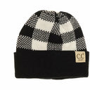 CC.Beanie BABY Buffalo Plaid Cuff Beanie