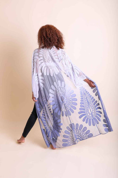 Ombre Lace Kimono Cardigan - Resort Wear Essential 🌼