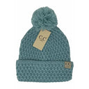 CC.Beanie KIDS Bee Stitch Knit Pom Beanie